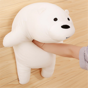 50/70 cm Plush Toys We Bare Bears Stuffed Animal Grizzly Gray Polar Bear Panda Plush Toys For Children & Fans Gift Drop Ship