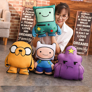 Adorable Finn and Jake Plush Toy Pillow Cushion Cartoon Adventure Time Toys For Children & Fans Gift