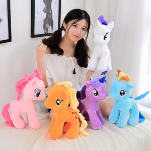 6 Pcs A Lot Adorable Little Pony Plush Toy Cartoon Pony Unicorn Toys For Children & Fans Gift