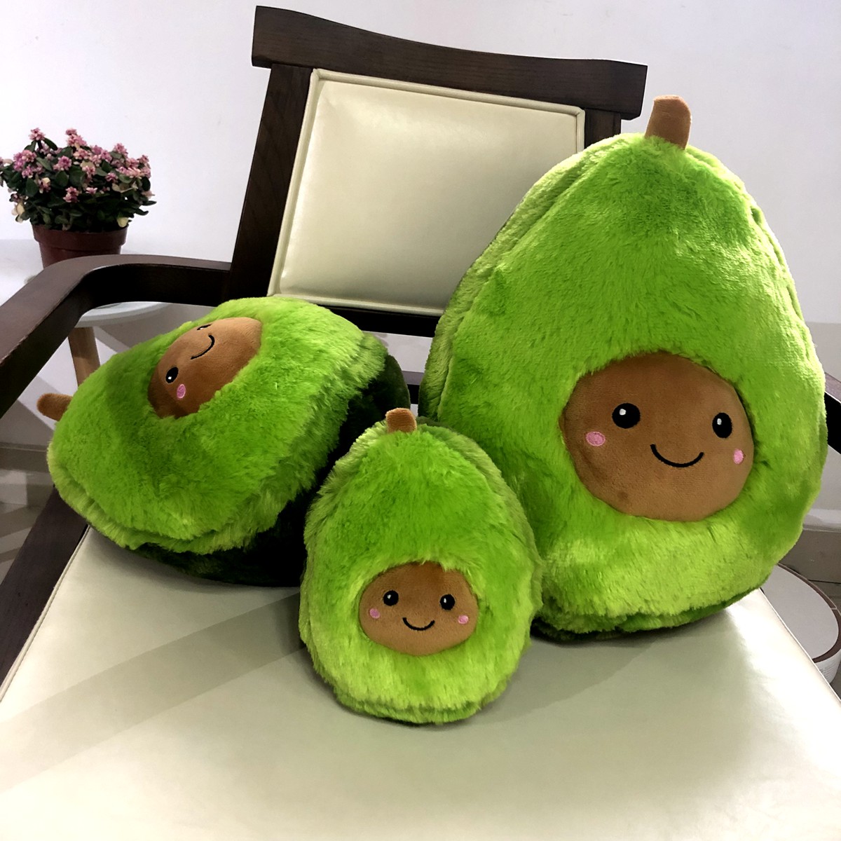 soft plush avocado toy 