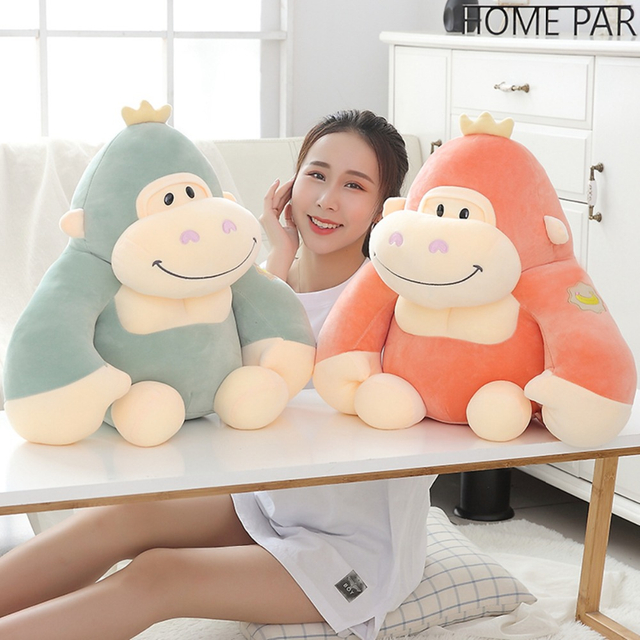 35/45cm Cute Soft Gorilla Plush Plump Kingkong Animal Toys For Children Birthday Gift