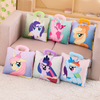 Adorable Plush Toy Cartoon Pony Unicorn Pillow Cushion Open As Summer Carpet Toys For Children & Fans Gift