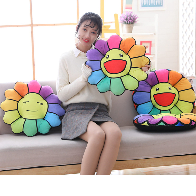 Sunflower Sitting Pad Plush Toy For Chair