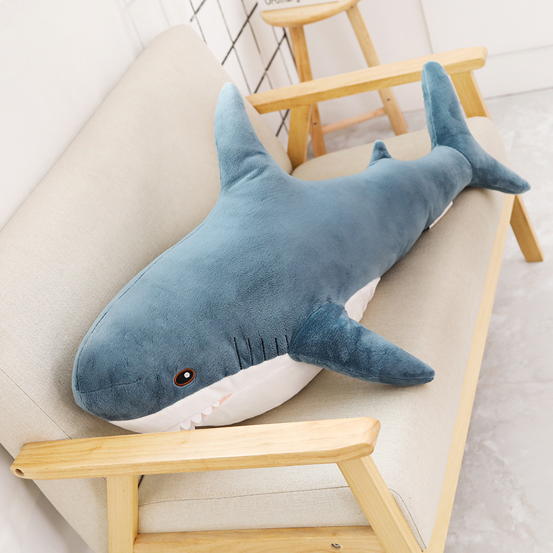 soft stuffed toy shark Cute sleeping pillow