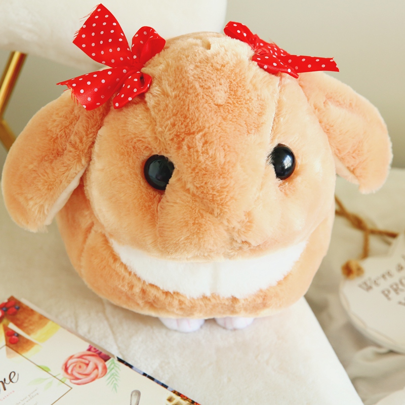 Soft Rabbit Lop Plush Toy 30/40 cm Stuffed Animal Rabbit With Little Bowknot Toy for Children's Day Gift Or Bedroom Decoration