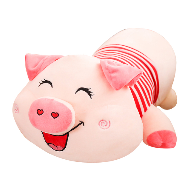50/65/90 cm Soft Pig Adorable Plush Toy Soft Stuffed Pig Lovely Dolls for Kids Appease Toy Baby's Room Decoration