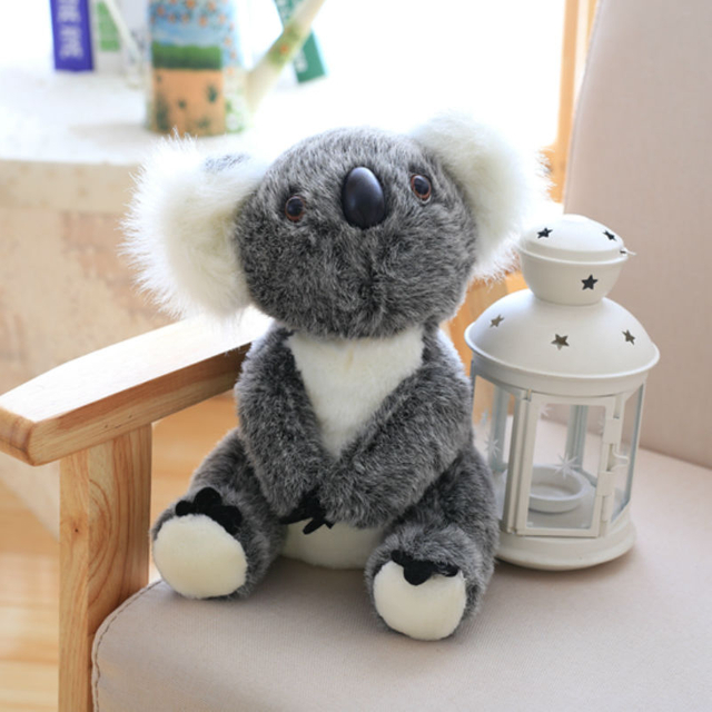 18/22/28cm Simulation Koala Plush Toy Stuffed Animal Australia Koala Toys For Children Education Home Decoration Decent Bed Toy