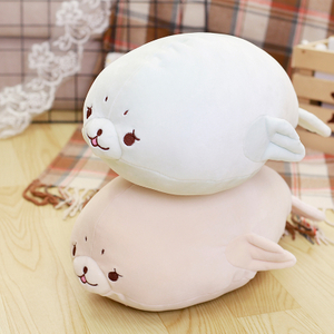 80 cm Soft Seal Plush Toy Soft Stuffed Pillow Cute Cartoon Animal Seal Toy Cushion Doll for Kids Children's Gift