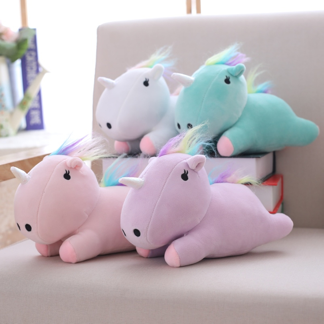 22 cm Soft Unicorn Plush Toy Fat Plush Unicorn Stuffed Animal Unicorn Plush Toys Brand For Children Wholesale Drop Shipping