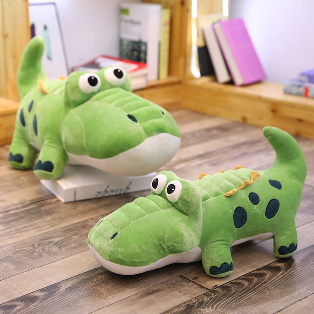 50/65 cm Crocodile Plush Toy Stuffed Animal Crocodile Alligator Cotton Pillow Plush Toy For Children
