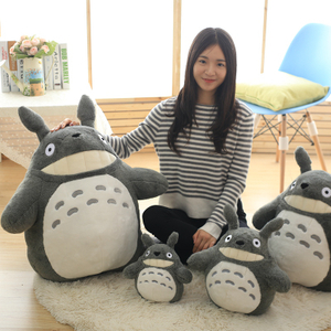 30/40/55 cm Cartoon Movie Soft TOTORO Plush Toy Soft Stuffed Pillow Cartoon Totoro Sofa Cushion Toy For Fans