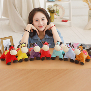 7 Pcs A Lot Adorable Colorful Pony Plush Toy Cartoon Soft Pony Toys For Children