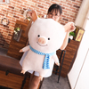 30/55/80 cm Soft Scarf Pig Adorable Plush Toy Soft Stuffed Pig Lovely Dolls for Kids Appease Toy Baby's Room Decoration