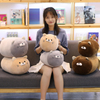 40/50 cm Soft Squishy Pussy Cat Plush Toy Stuffed Cushion Pillow for Kids Appease Toy Baby's Room Decoration