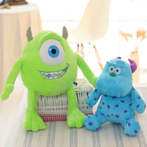 Monster Inc Mike Wazowski & James P. Sullivan Stuffed Soft Plush Toy Gift For Kids